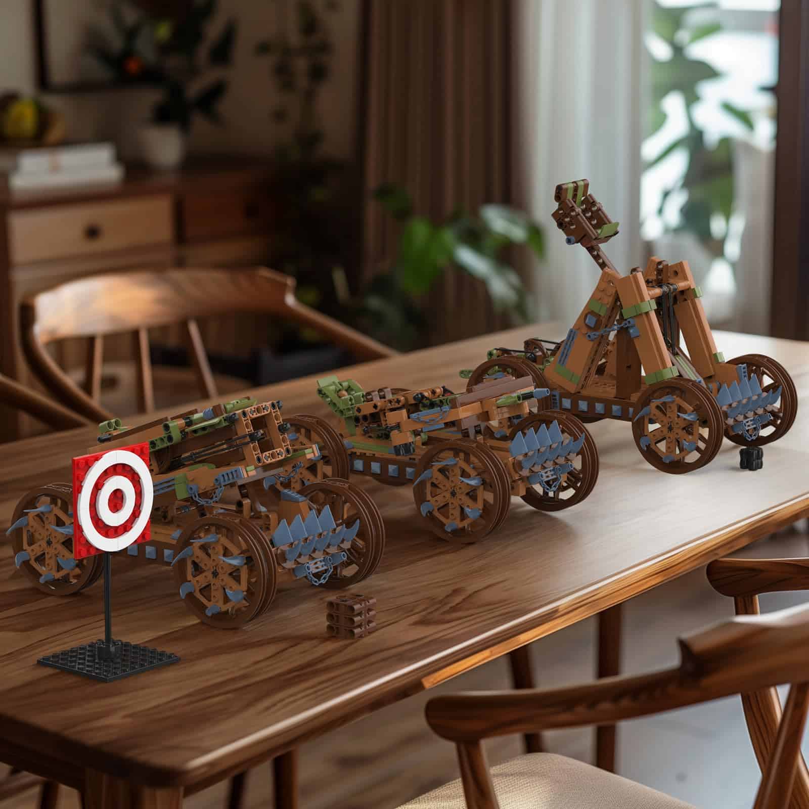 Set de Bloques de Construcción NUTCRACKER 3 en 1 Catapulta - Imagen 7