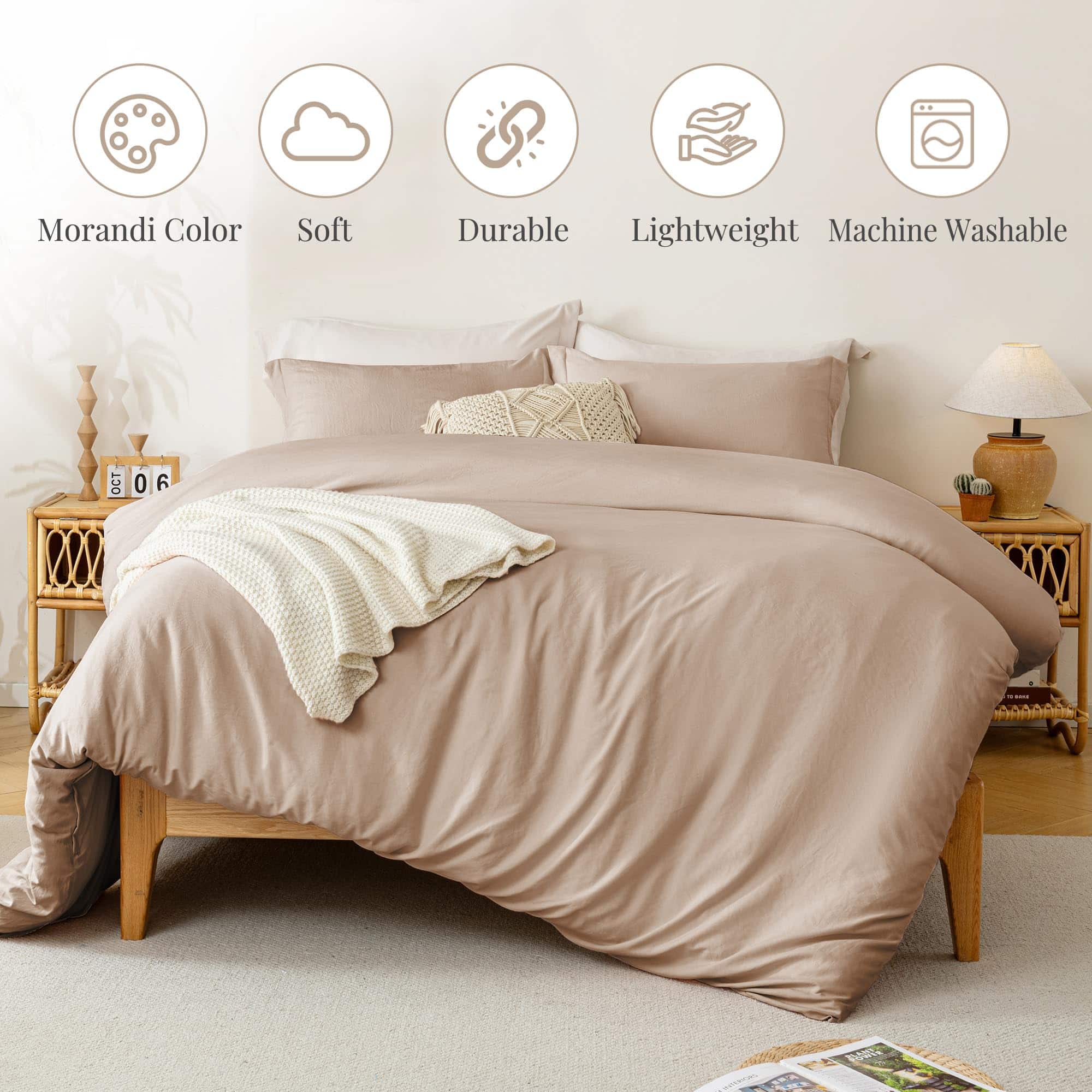 Funda de Edredón Súper Suave MILDLY - Juego de Cubierta de - Imagen 3