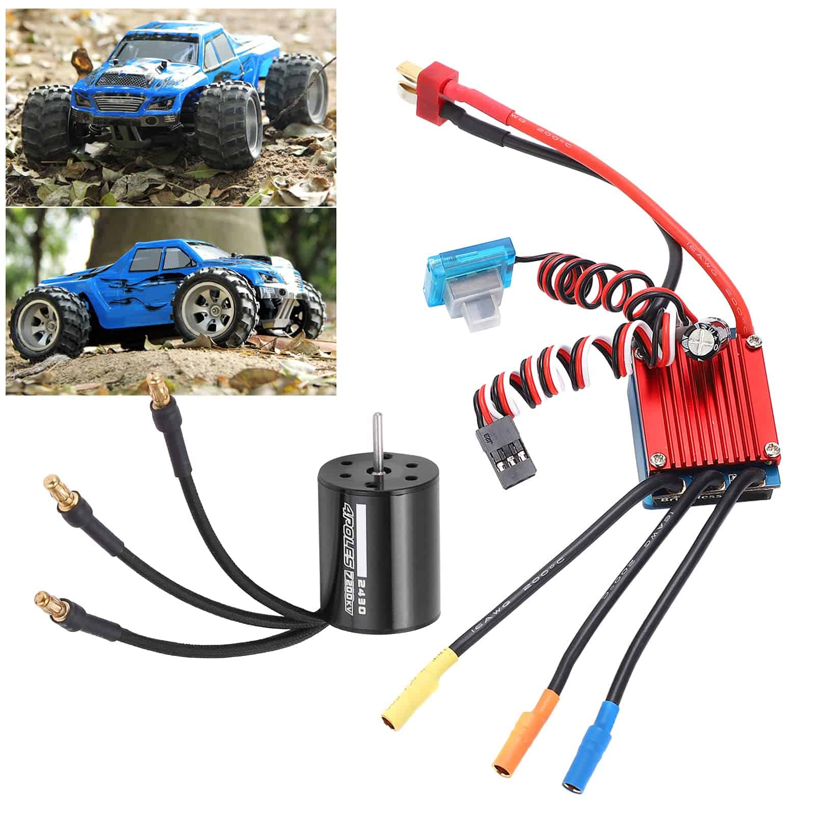 Motor Brushless de 7200KV, 4 Polos RC Alto Torque 2430 - Imagen 7