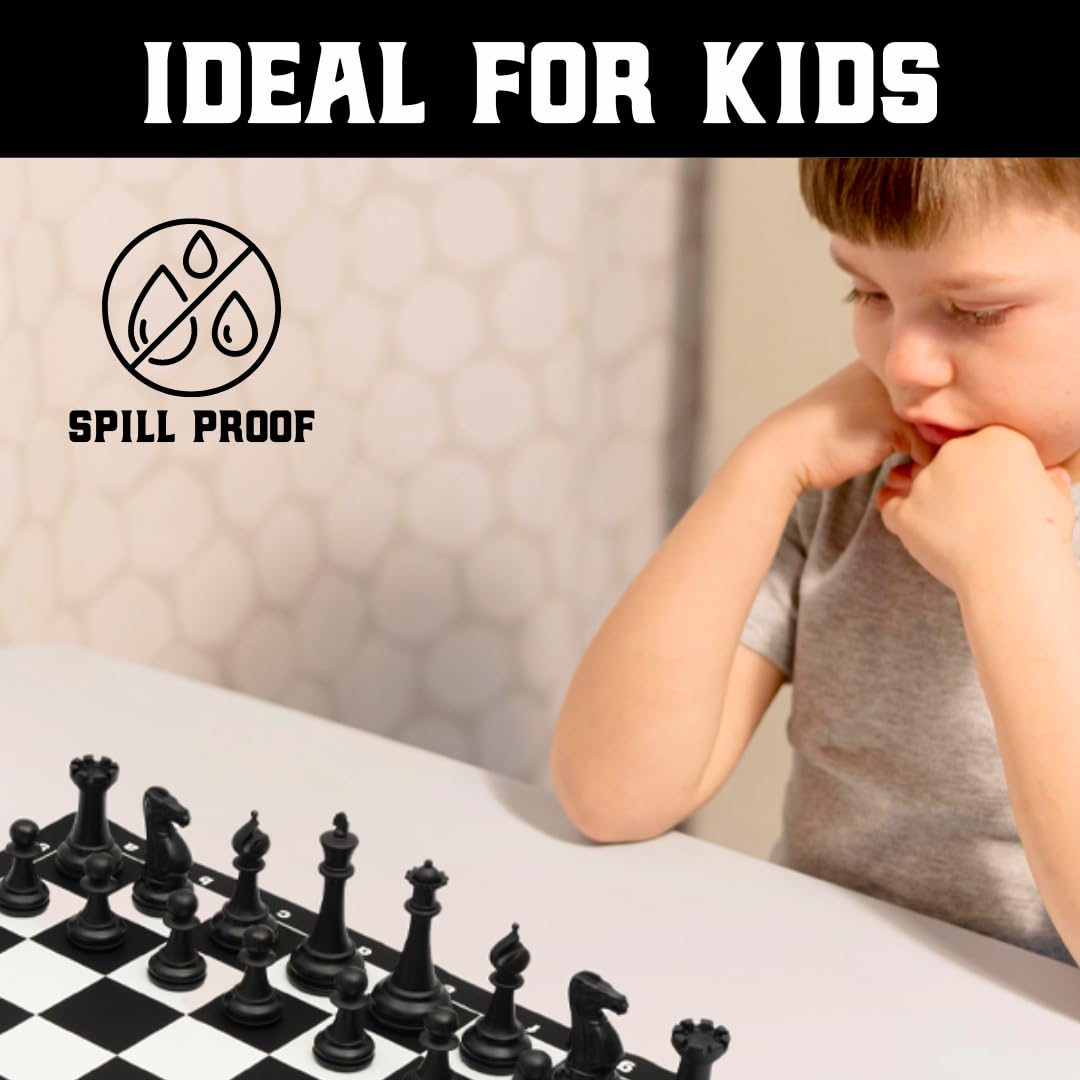 Mejor Juego de Ajedrez Jamás 4X Cuádruple Ponderado 20" - Imagen 4