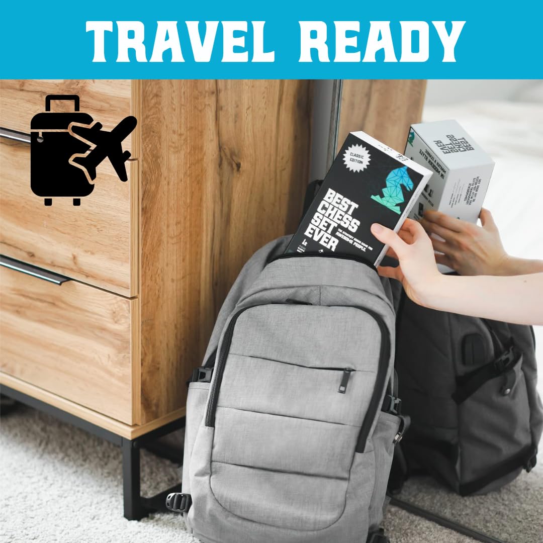 Mejor Juego de Ajedrez Jamás 4X Cuádruple Ponderado 20" - Imagen 5