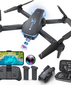 Drone con Cámara 1080P para -Gris y Azul