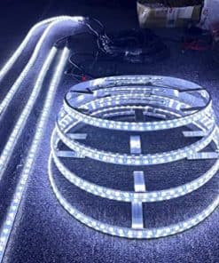 Hundalight 4PCS 15.5" Luces de Anillo de Rueda en Blanco