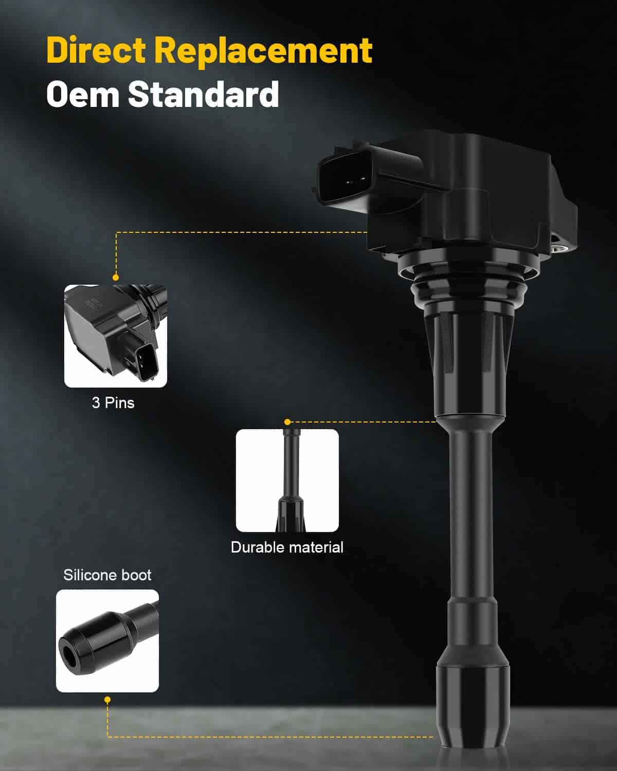 Bobina de Encendido OCPTY con Bujías de Iridio para Nissan - Imagen 3