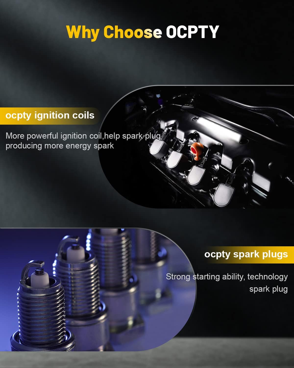 Bobina de Encendido OCPTY con Bujías de Iridio para Nissan - Imagen 7
