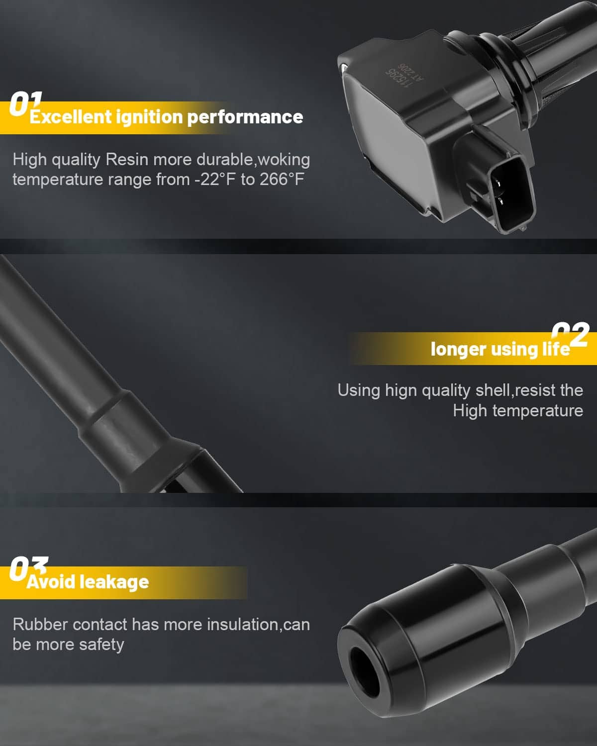 Bobina de Encendido OCPTY con Bujías de Iridio para Nissan - Imagen 4