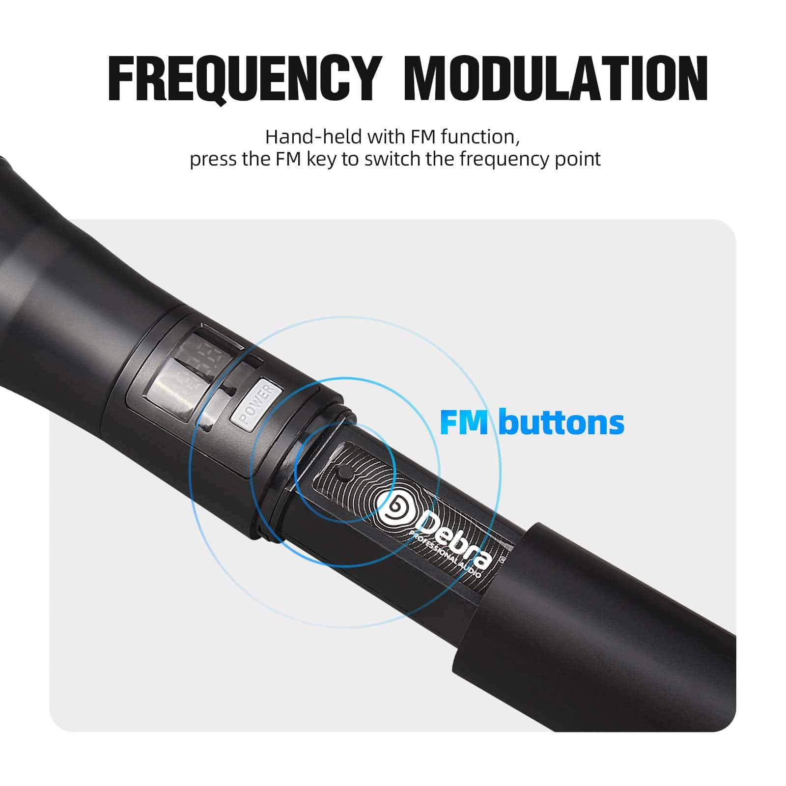 Sistema de micrófono inalámbrico D Debra -2 de Mano 2 de Bol - Imagen 6