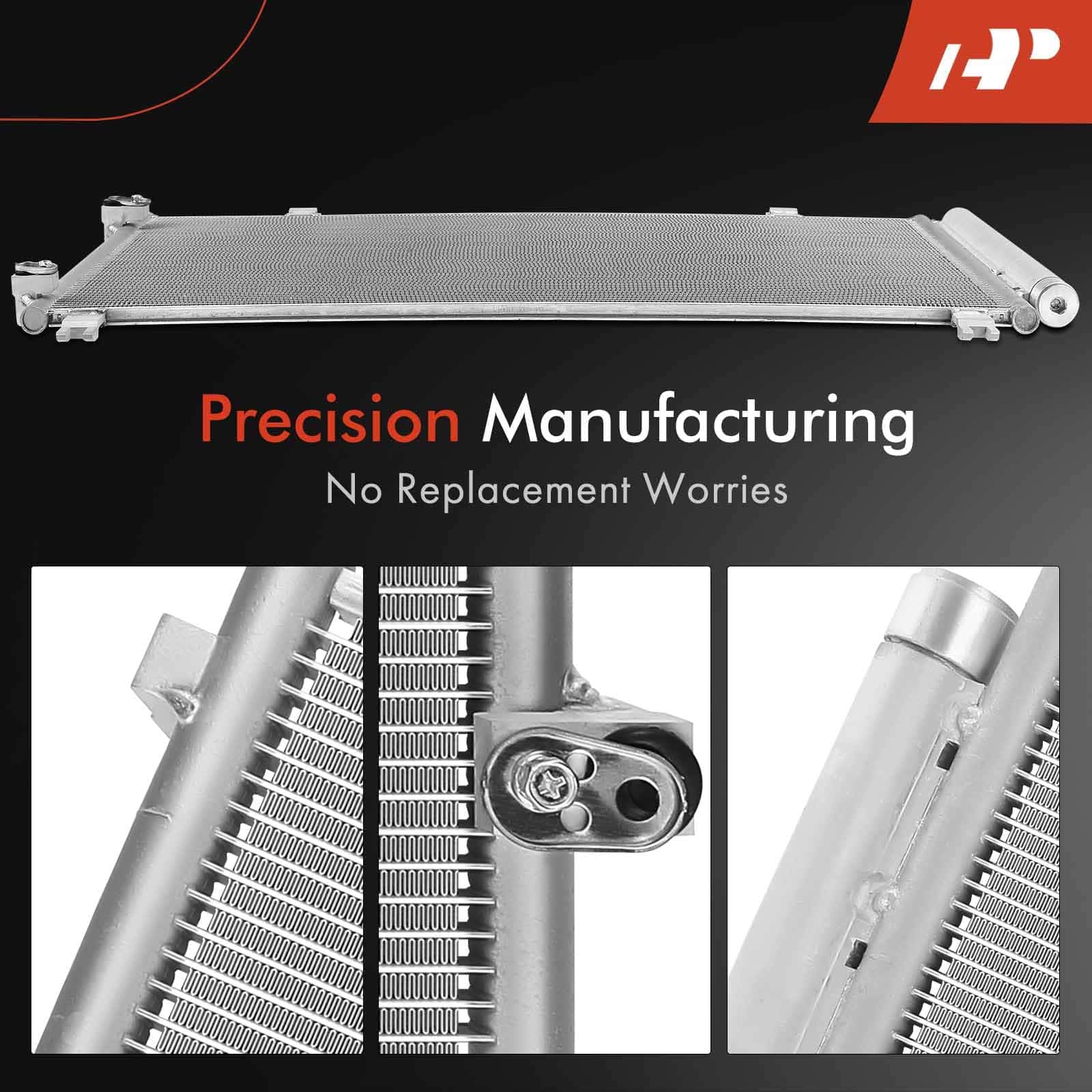 A-Premium Condensador de Aire Acondicionado A/C Compatible - Imagen 9