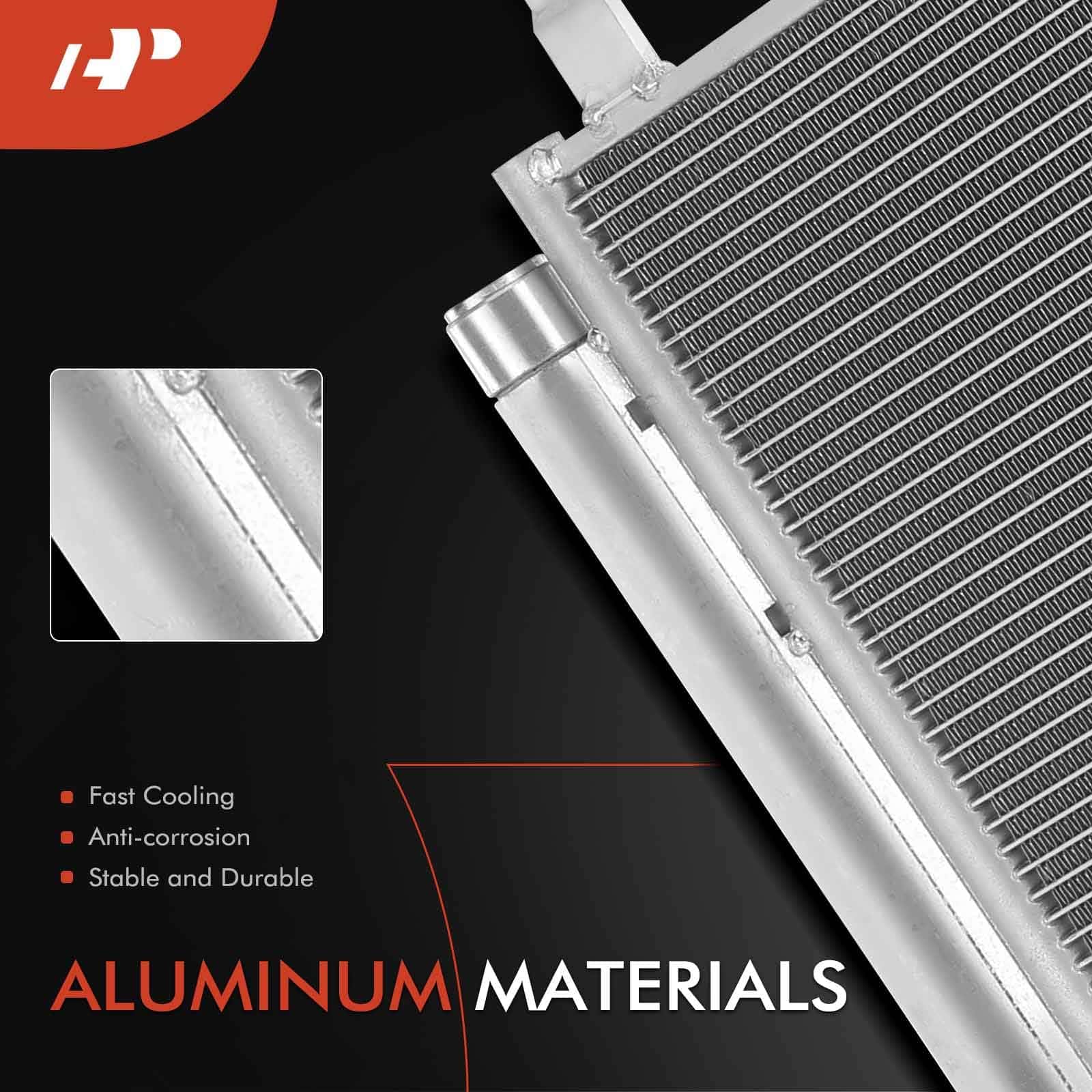 A-Premium Condensador de Aire Acondicionado A/C Compatible - Imagen 3