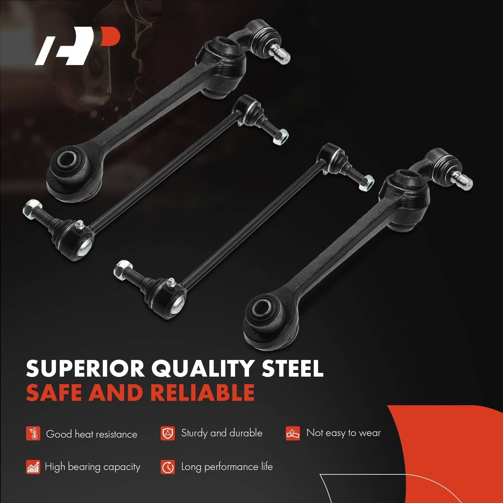 Conjunto de 4, Brazo de Control Inferior delantero, Enlace - Imagen 5