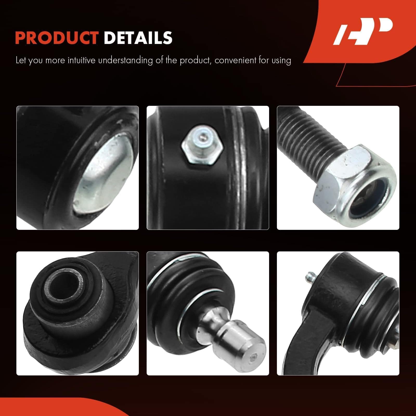 Conjunto de 4, Brazo de Control Inferior delantero, Enlace - Imagen 9