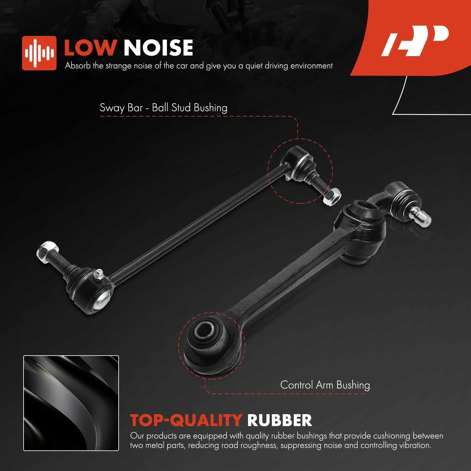 Conjunto de 4, Brazo de Control Inferior delantero, Enlace - Imagen 6