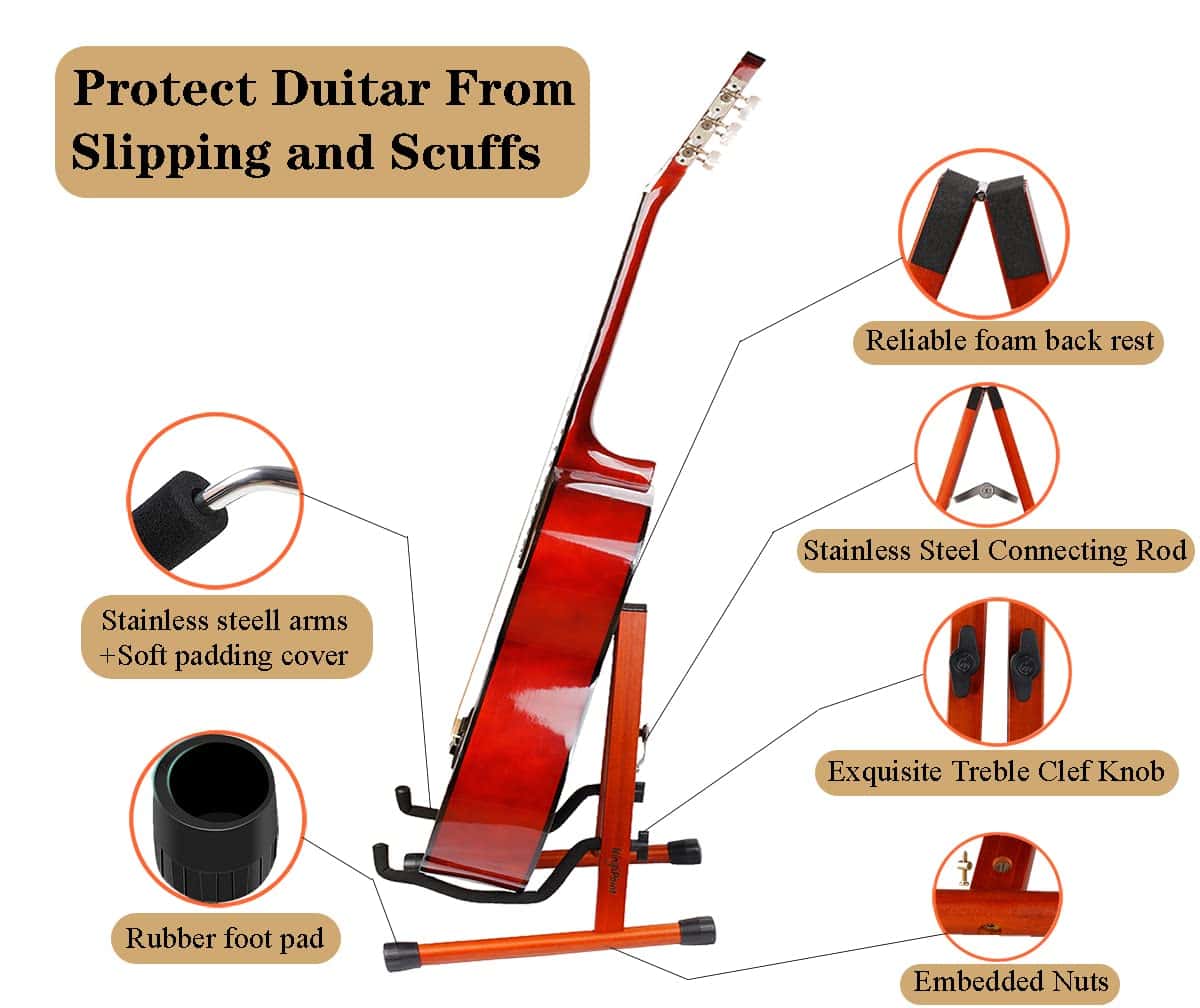 Soporte de Guitarra de Madera, Soporte de Guitarra de - Imagen 4