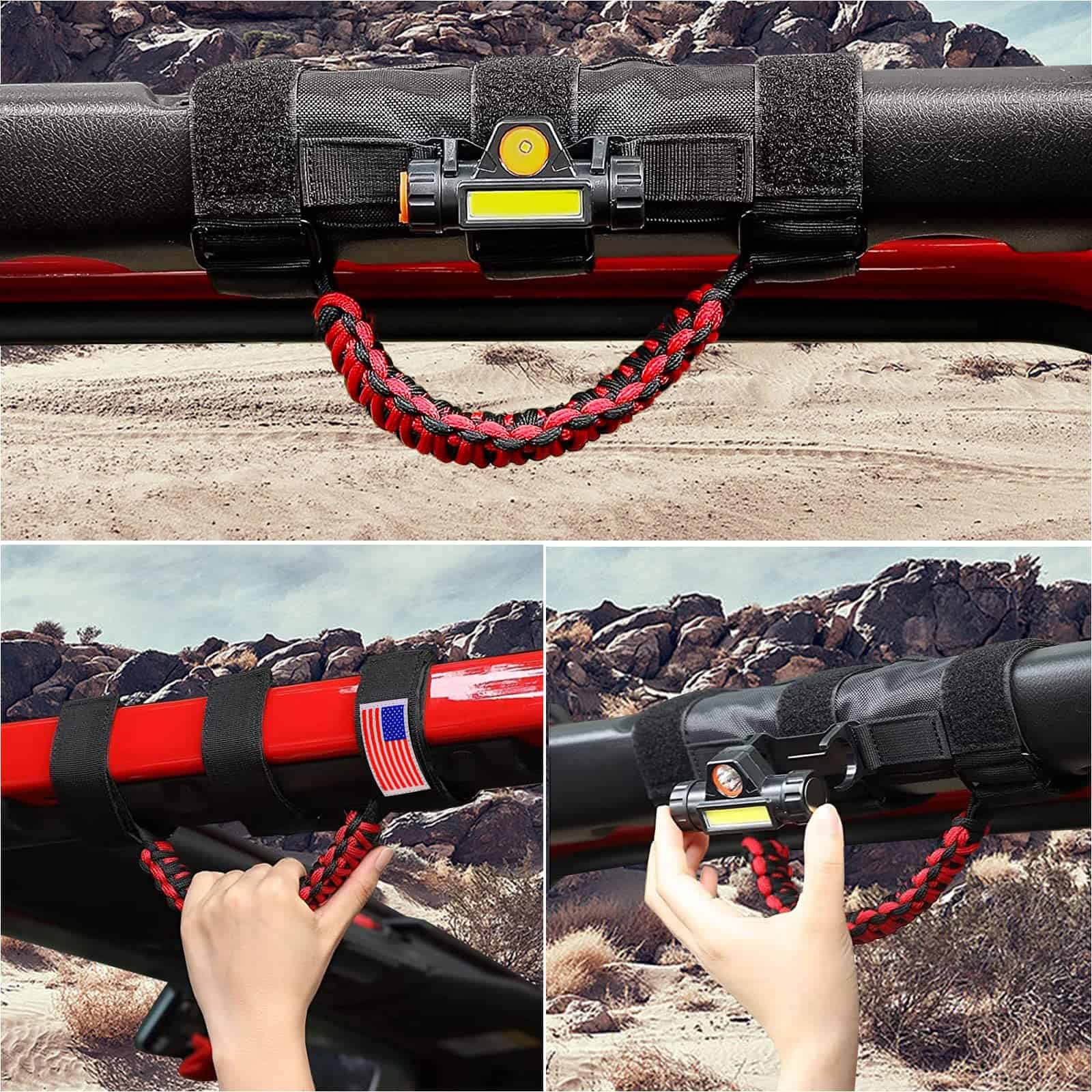 GAIZON 4 Pack Asas para Barras de Rodillo Paracord para - Imagen 8