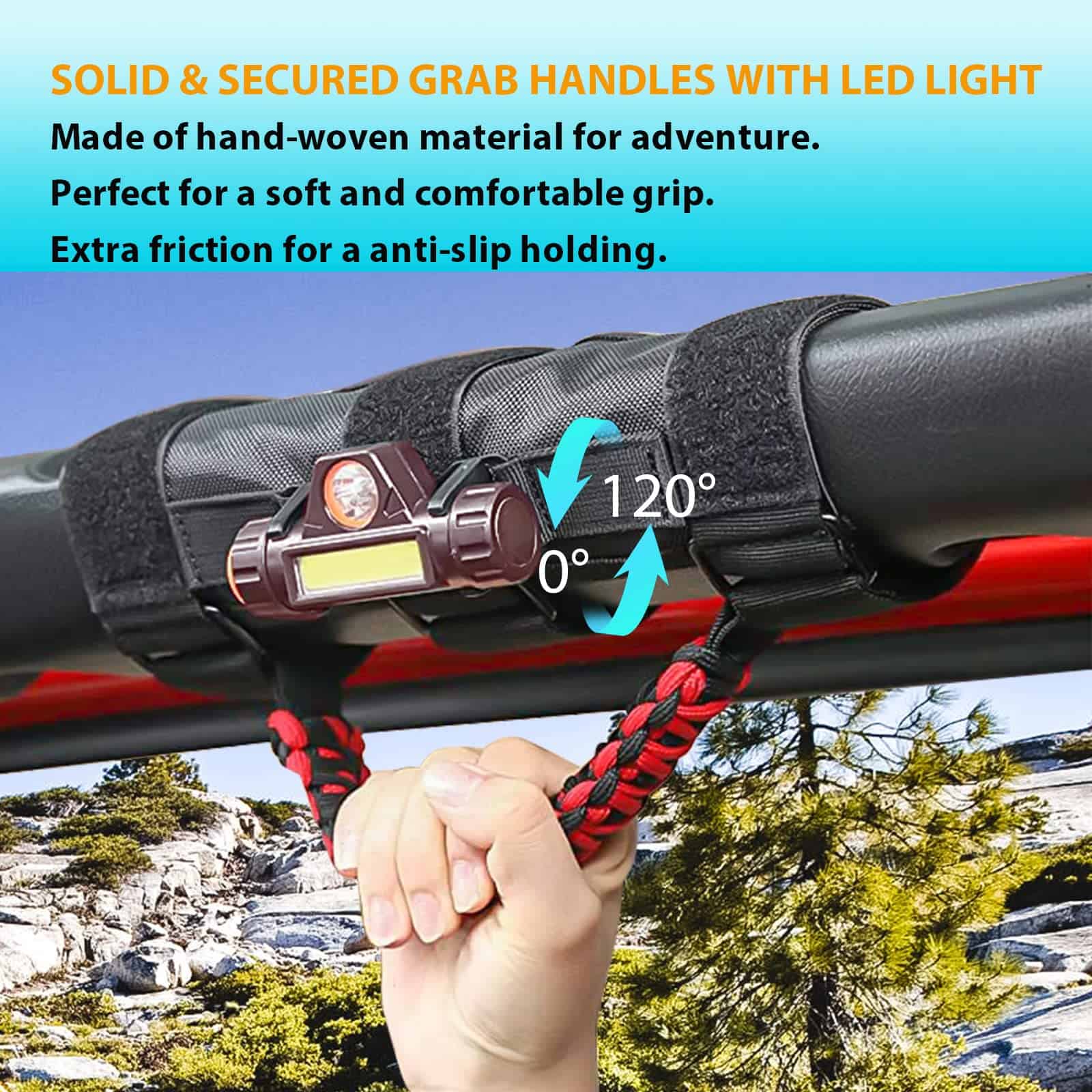 GAIZON 4 Pack Asas para Barras de Rodillo Paracord para - Imagen 5