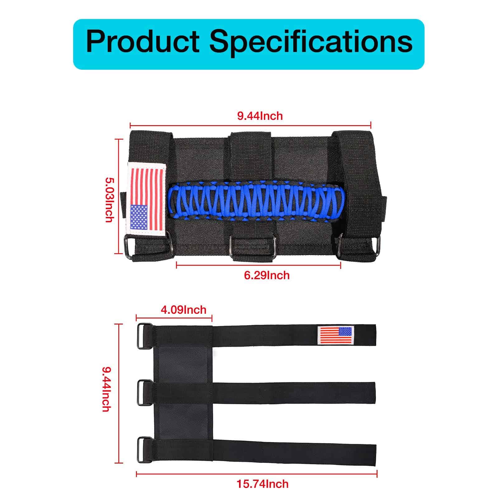 GAIZON 4 Pack Manijas de Agarre para Barra de Rollo de - Imagen 9
