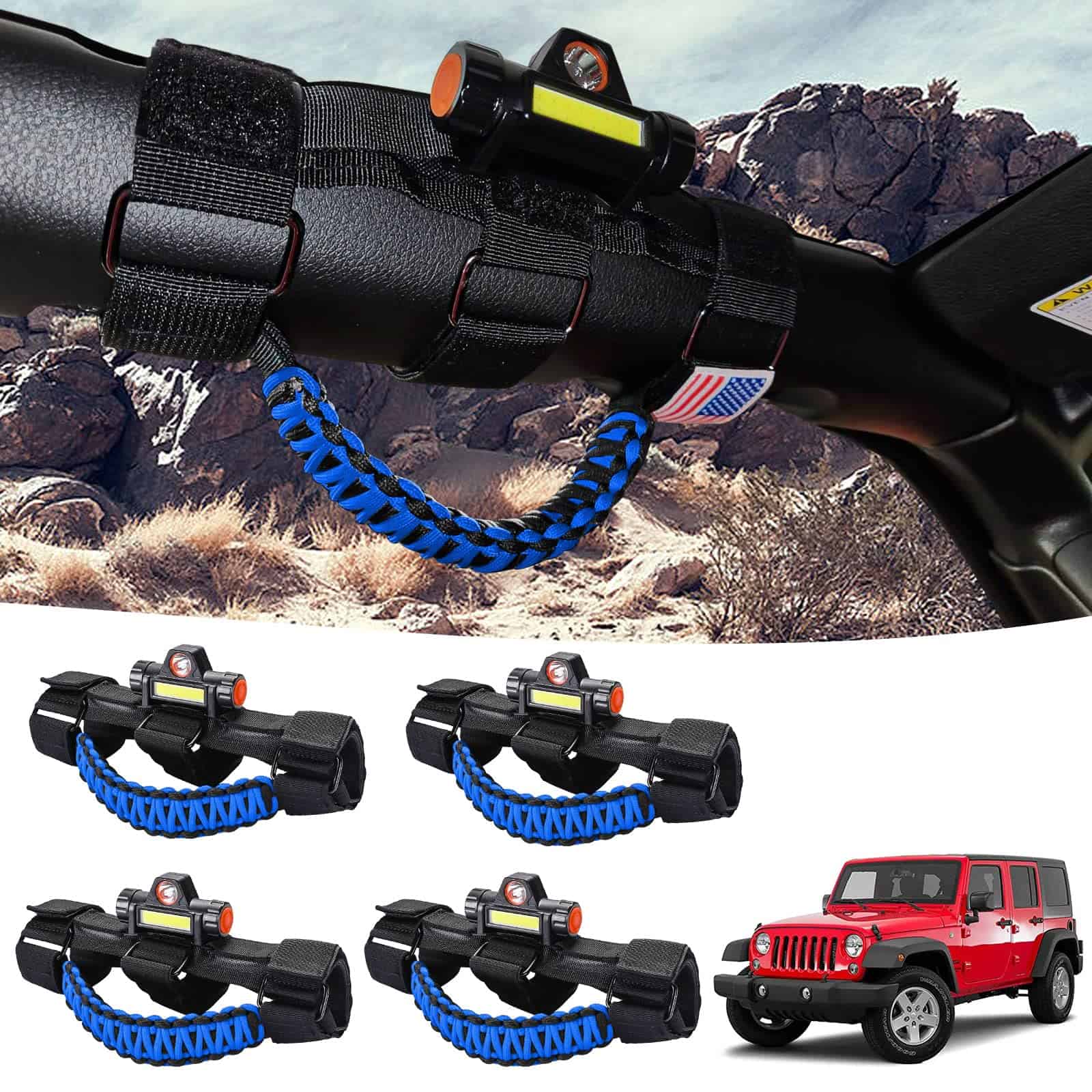 GAIZON 4 Pack Manijas de Agarre para Barra de Rollo de