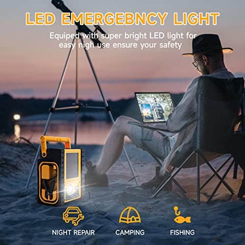 Colvxkun Estación de Energía Solar Portátil, Arrancador de - Imagen 8