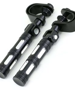 Bravedog Soportes de Reposapiés para Motocicleta en