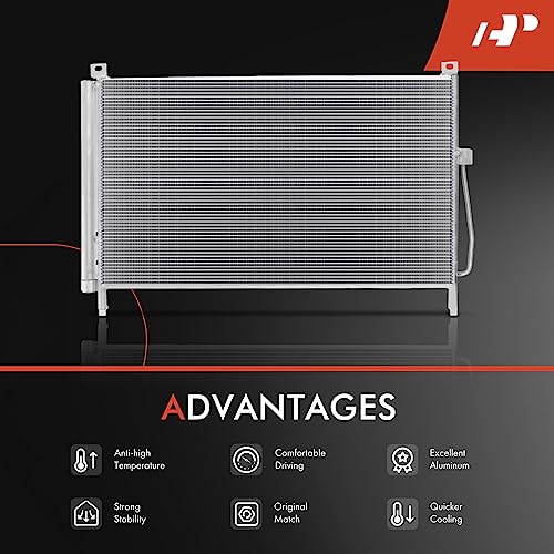 A-Premium Condensador de Aire Acondicionado A/C Compatible - Imagen 6