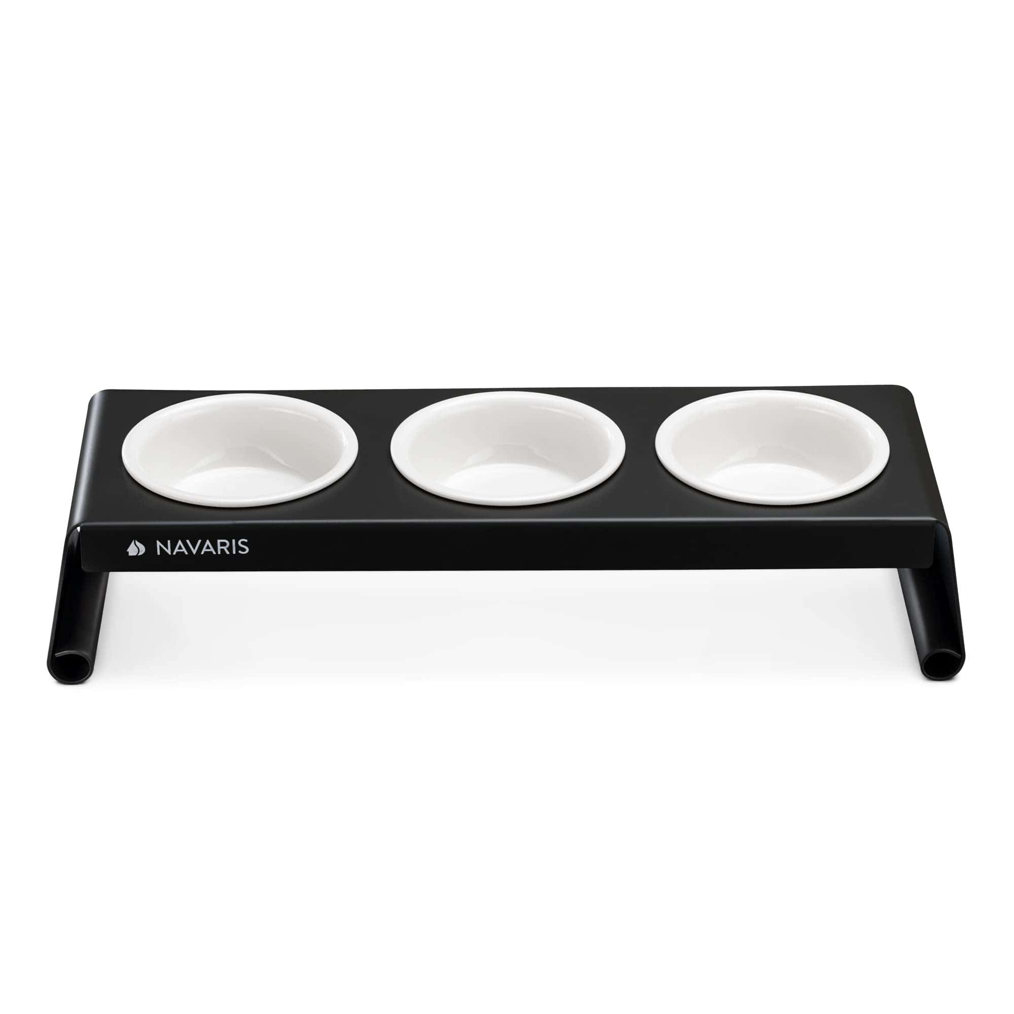 Comedero Elevado para Mascotas Navaris - Estación Triple de - Imagen 6