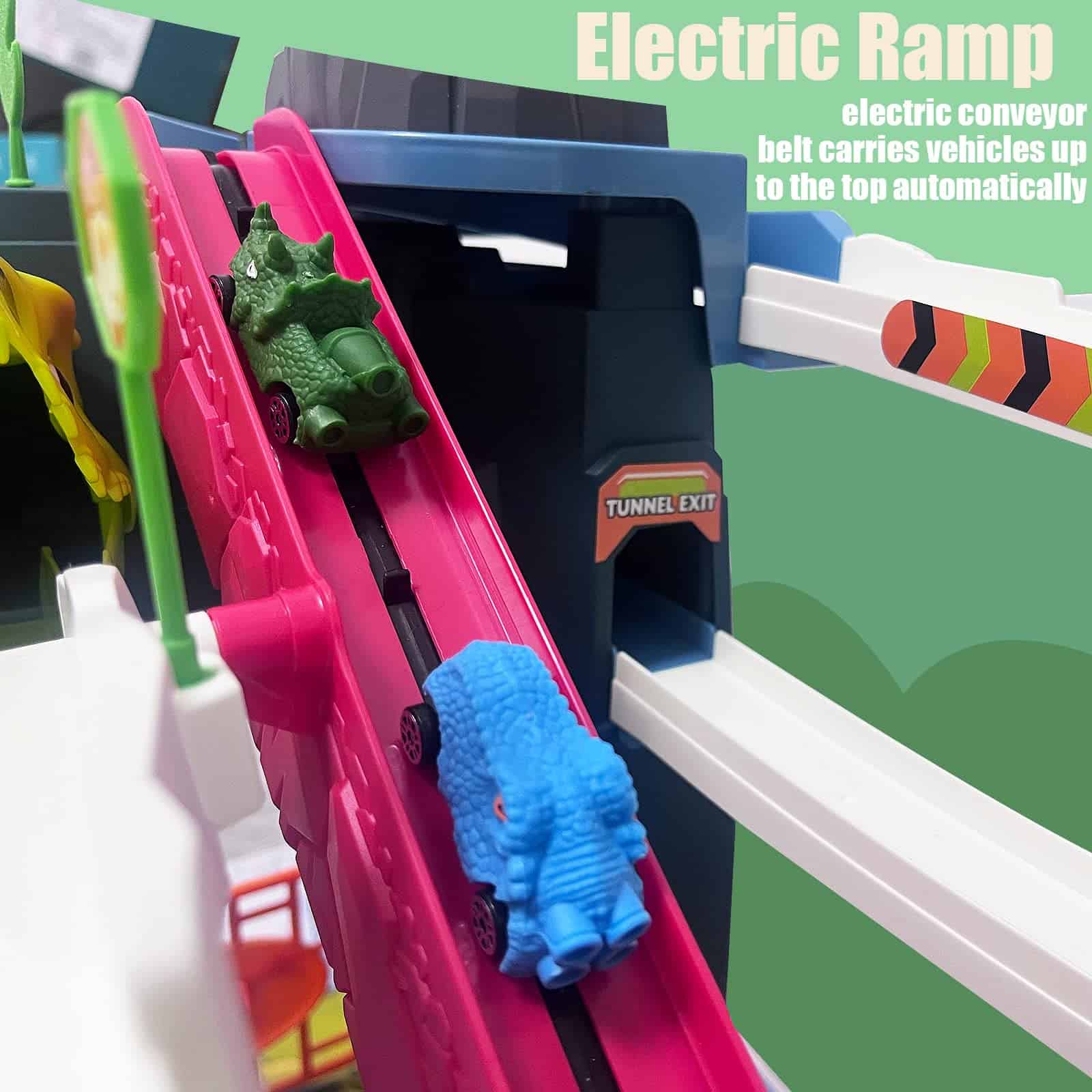 Pista de Carreras de Coches de Juguete para Niños Juqic con - Imagen 6