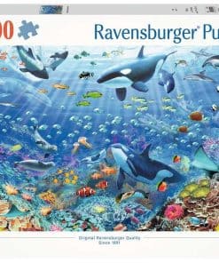 Rompecabezas Colorido del Mundo Submarino Ravensburger de