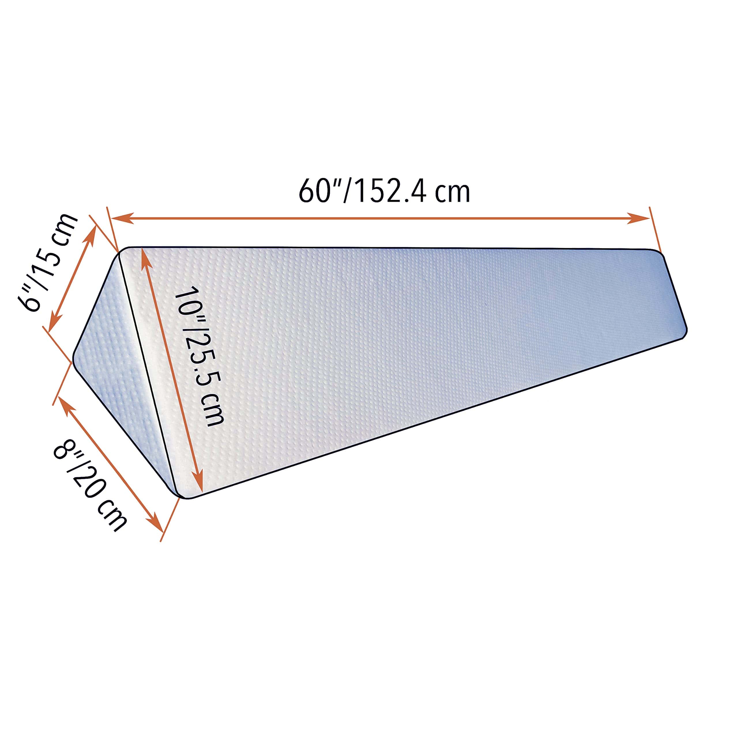Almohada triangular de tamaño Queen Insieme (Azul) | - Imagen 5