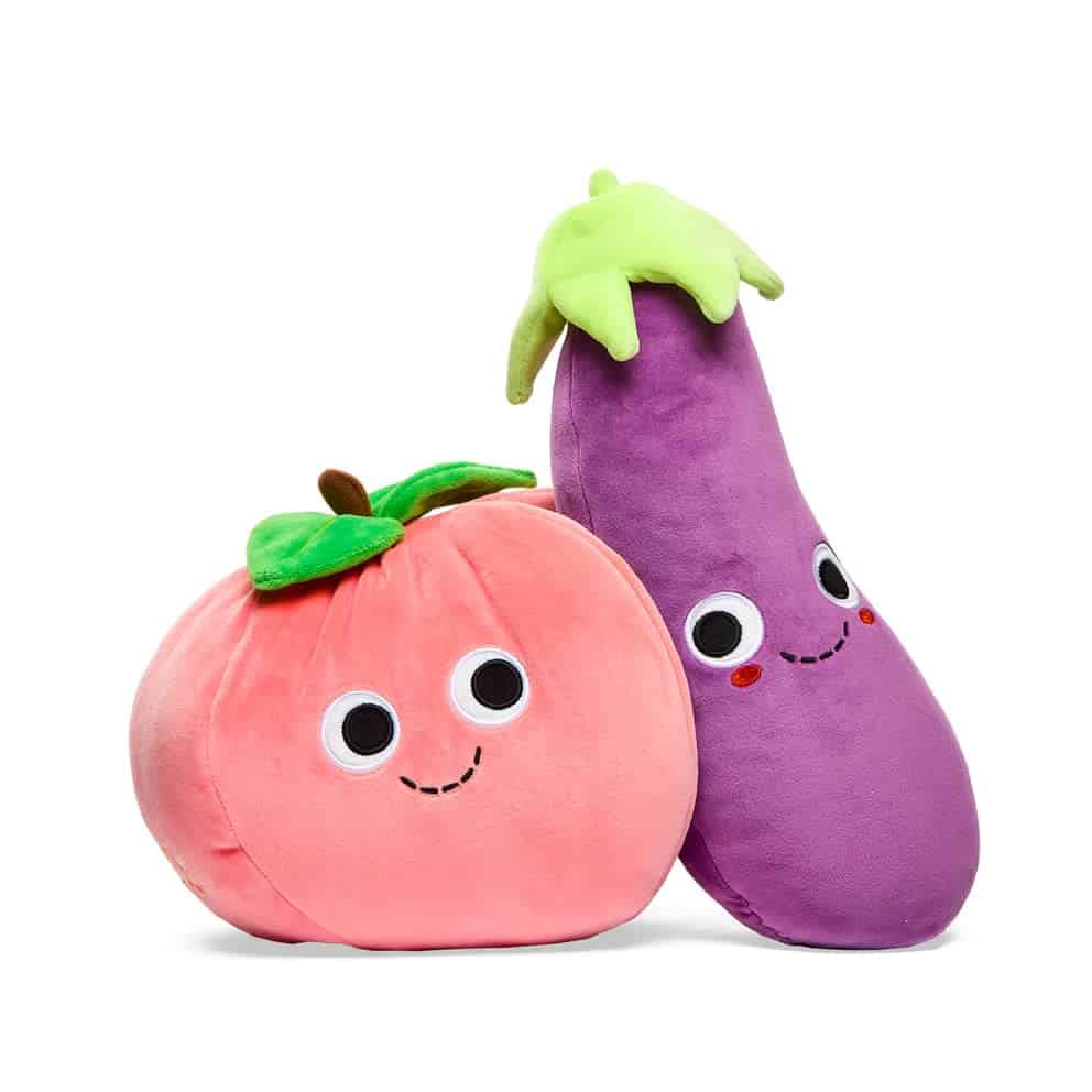 Set de peluches Kidrobot Yummy World Eggplant & Georgia