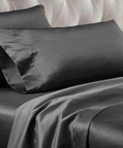 Juego de Sábanas de Seda Pura Satinada Bedify 100% 4