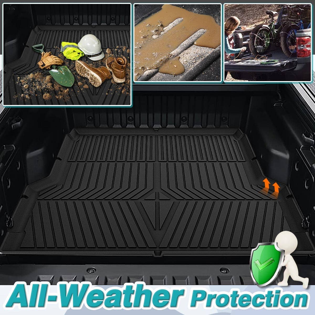 Tapete para caja de camioneta a medida para Hyundai Santa - Imagen 4