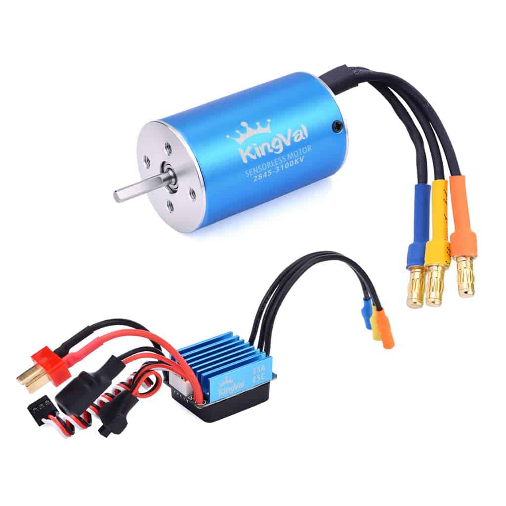 Motor sin escobillas 2845 3100KV de reemplazo KingVal Eje