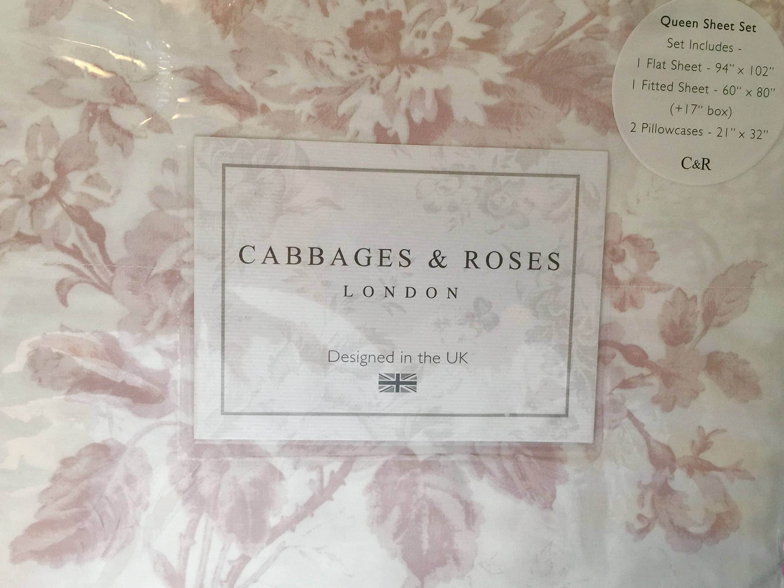 Juego de Sábanas de 4 Piezas Cabbages & -ar U.S.)) - Imagen 3