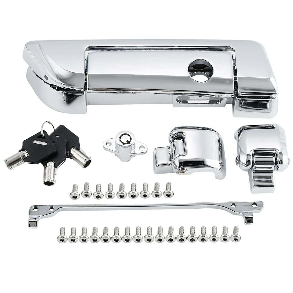 Cierres de Tour Pack cromados, Cierres de maletero de
