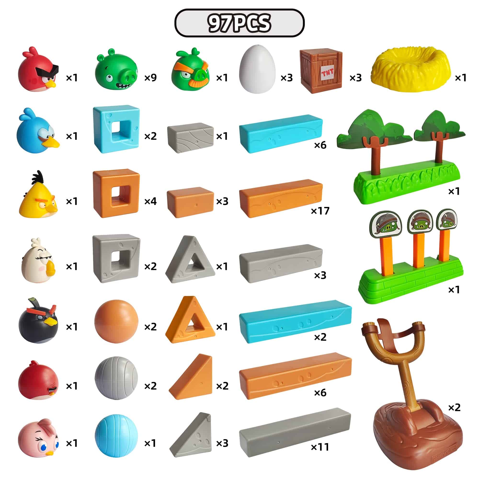 Juegos de Construcción de Juguetes Angry Birds Playsets con - Imagen 3