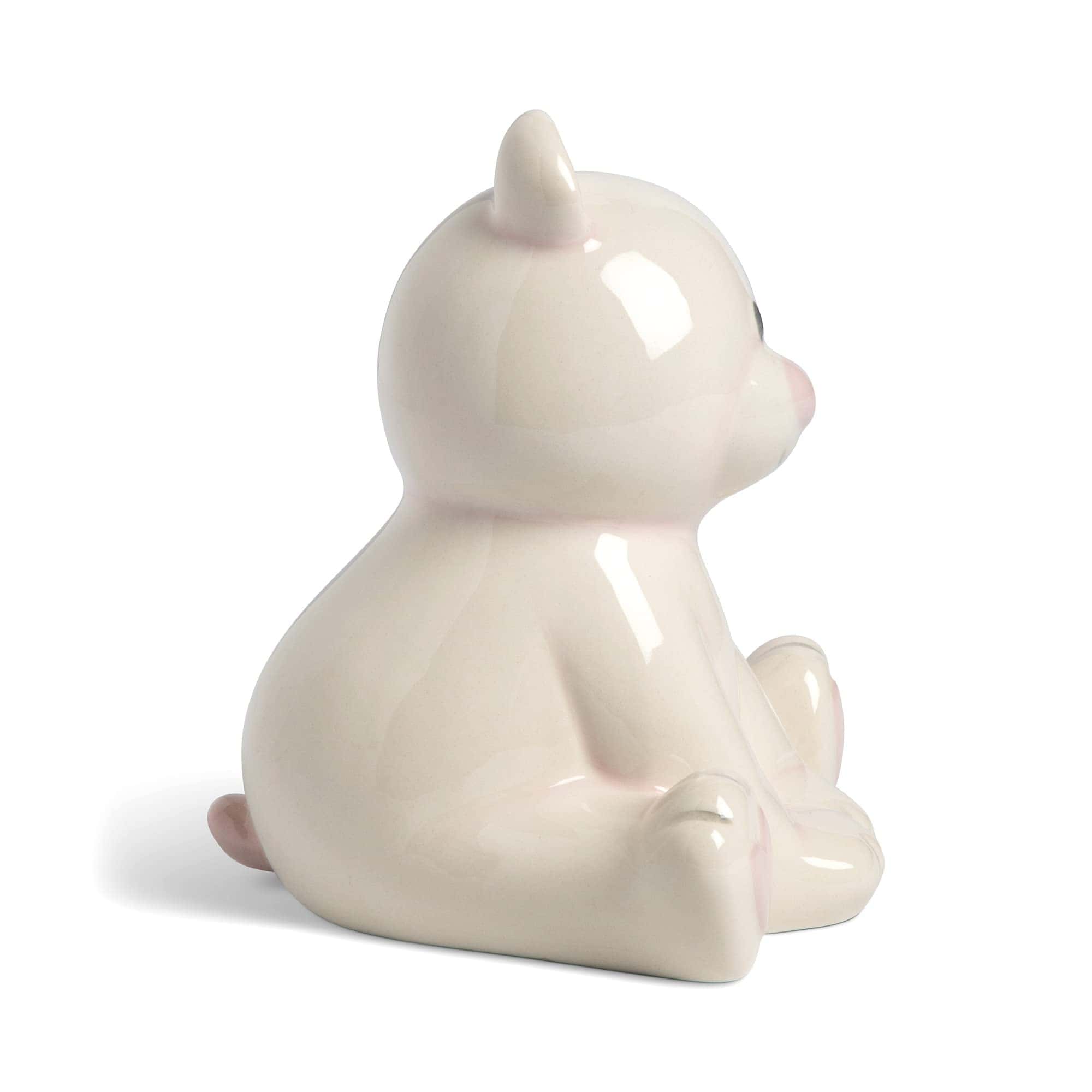 Alcancía de Cerdito Cermica en Forma de Osito - Rosa y - Imagen 5