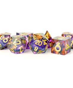 Set de dados FanRoll por Metallic Dice Games Aether