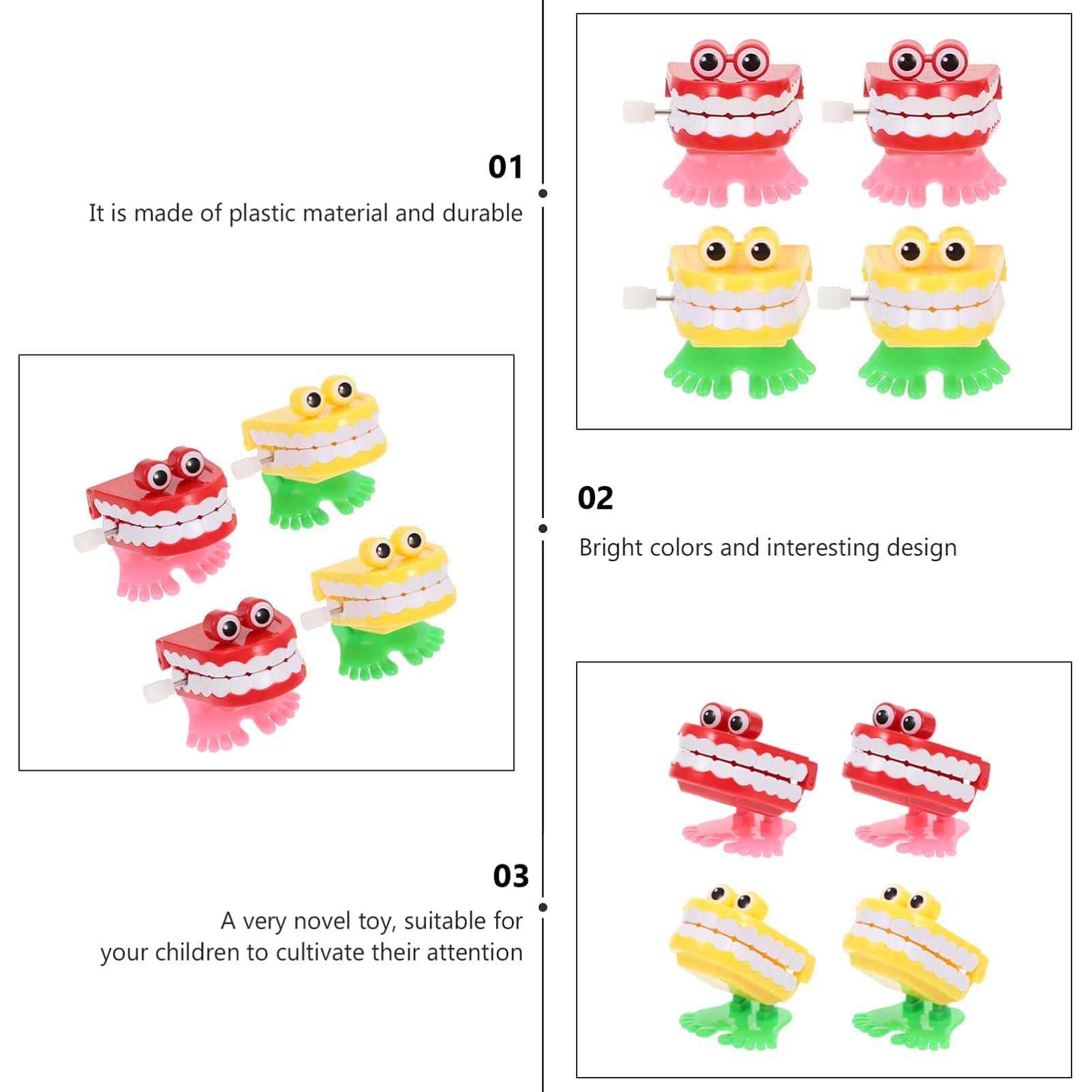 32 piezas Juguetes charlatanes para adultos y niños con - Imagen 5