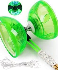 Set de Diabolo Yoyo BodyRhythm con Cinco Rodamientos, Luces