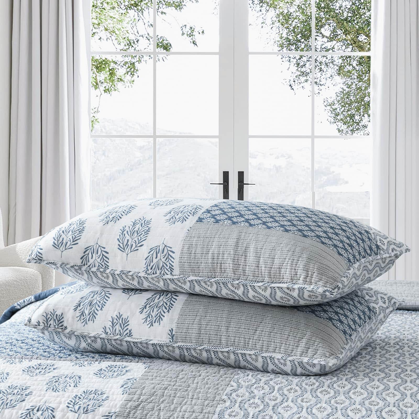 Colcha de algodón Queen Size Finlonte, Juego de Edredón - Imagen 8