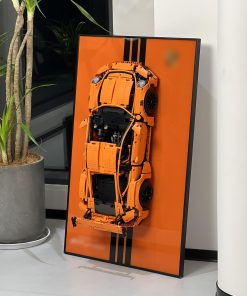 Tablero de exhibición iLuane para Lego -Naranja