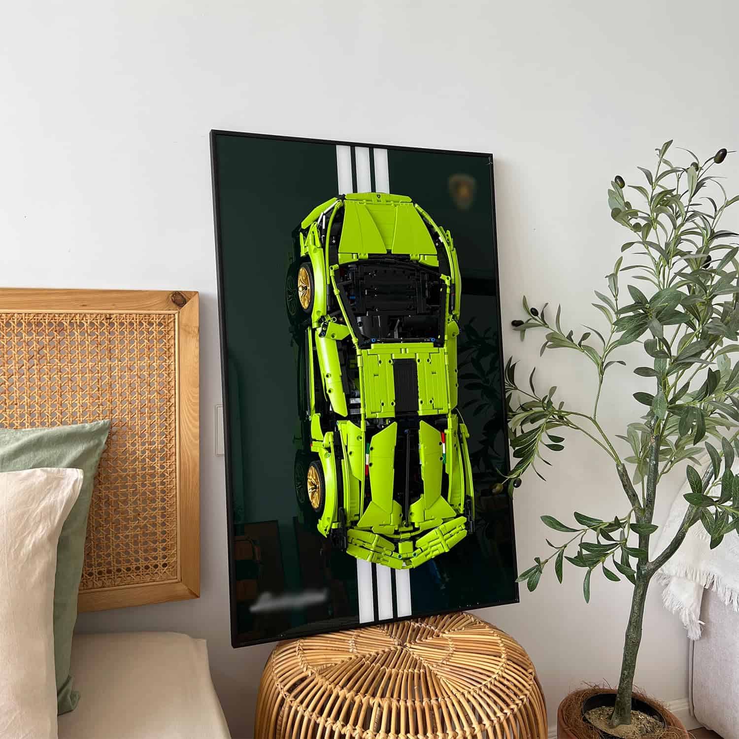 Tablero de exhibición iLuane para Lego -Verde