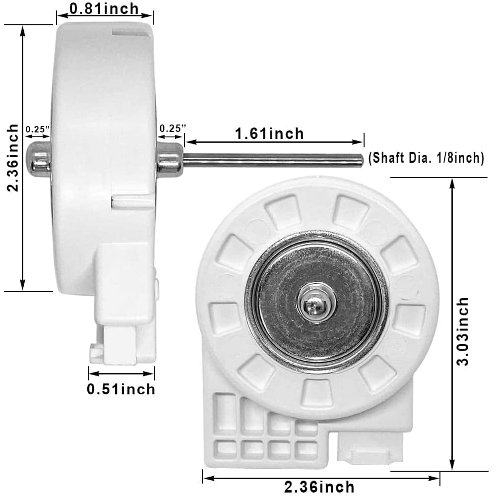 Motor del ventilador evaporador DC12V 2.8W DA31-00146J - Imagen 4