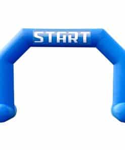 Arco Inflable TKLoop de 20 pies Azul con Banderas de Línea