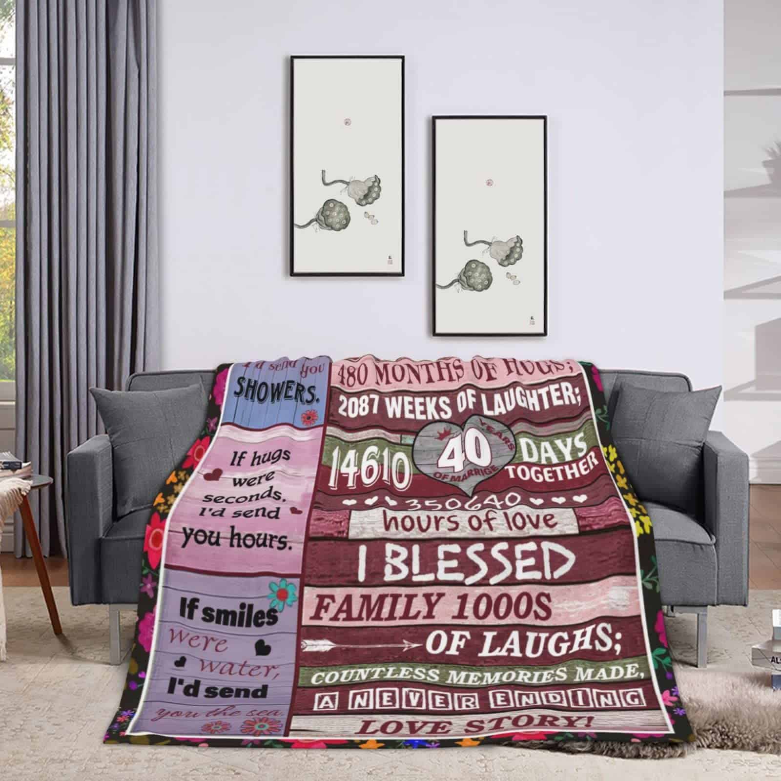 Regalos de aniversario de bodas de 40 años AYUNIX para - Imagen 4