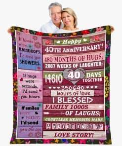 Regalos de aniversario de bodas de 40 años AYUNIX para
