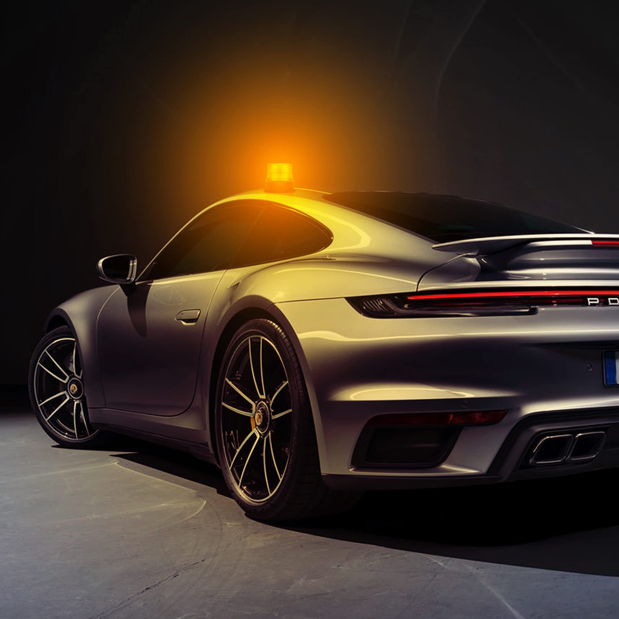 AnTom 2PCS Luces Estroboscópicas Inalámbricas, Luz Ámbar, - Imagen 8