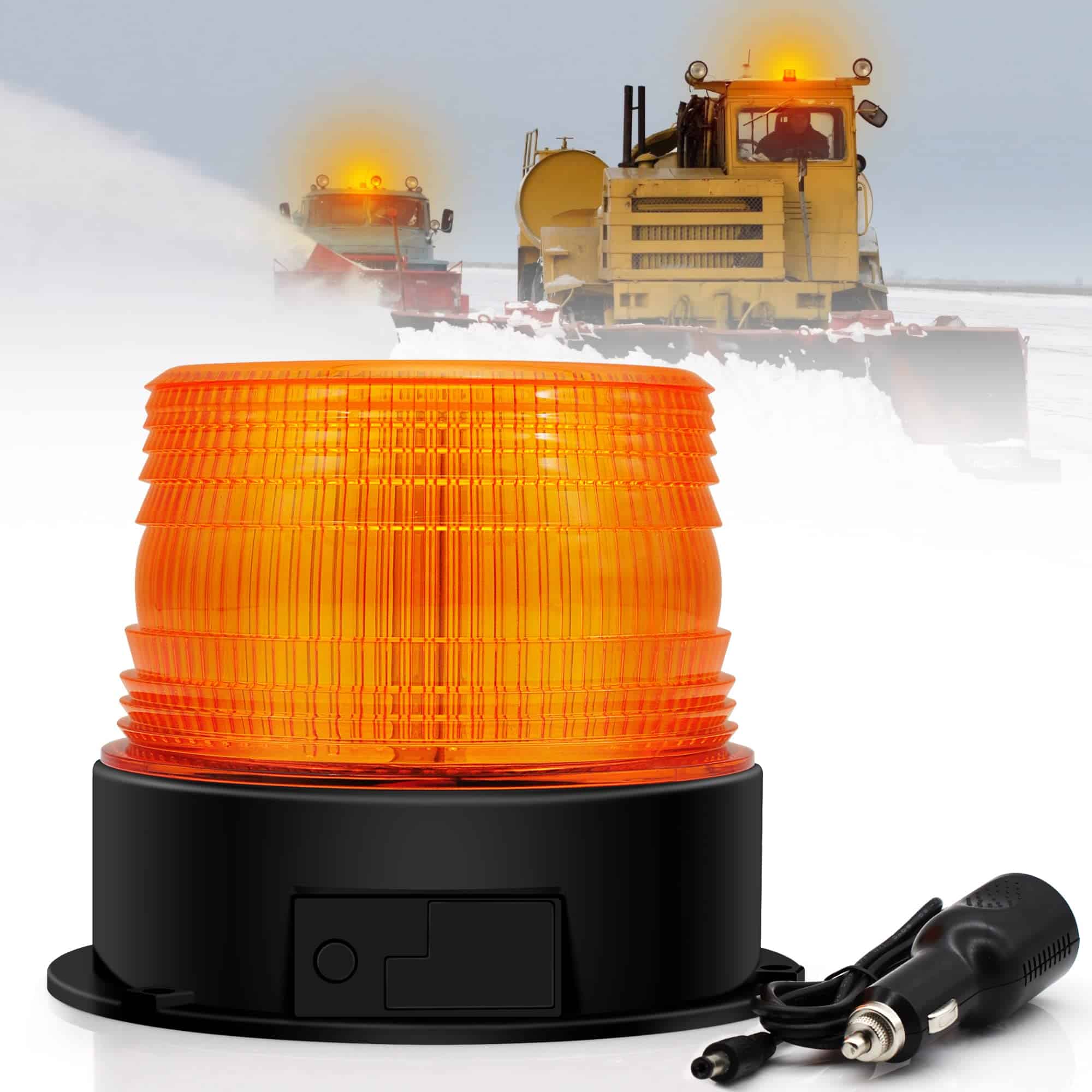 AnTom 2PCS Luces Estroboscópicas Inalámbricas, Luz Ámbar, - Imagen 9