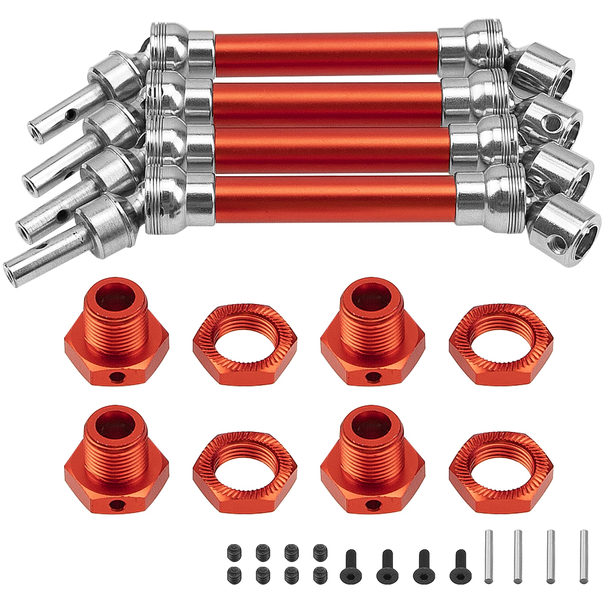 4Pcs ShareGoo Front Rear Drive Shaft CVD Driveshaft w/Hex