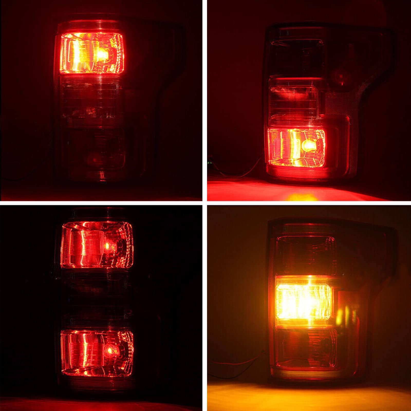 KYYET Lámpara de luz trasera de freno delantera derecha del - Imagen 5